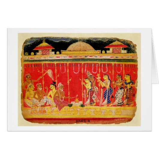 The Marriage of Krishna's Parents, from a disperse (Front Horizontal)