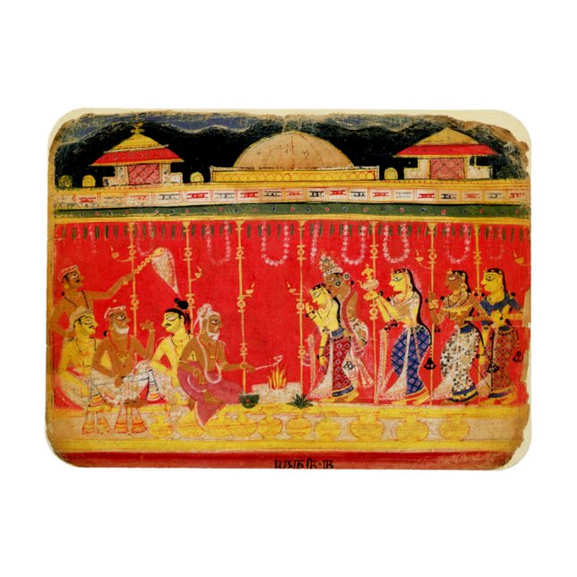 The Marriage of Krishna's Parents, from a disperse Magnet (Horizontal)