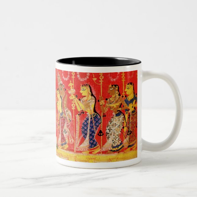 The Marriage of Krishna's Parents, from a disperse Two-Tone Coffee Mug (Right)