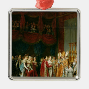 The Marriage of Napoleon I  and Marie Metal Ornament