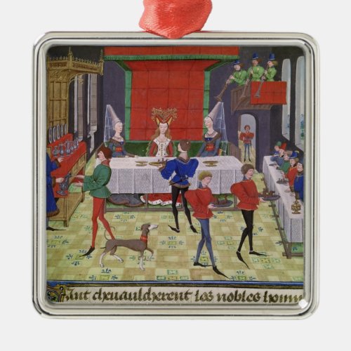 The Marriage of Renaud of Montauban and Clarisse Metal Ornament