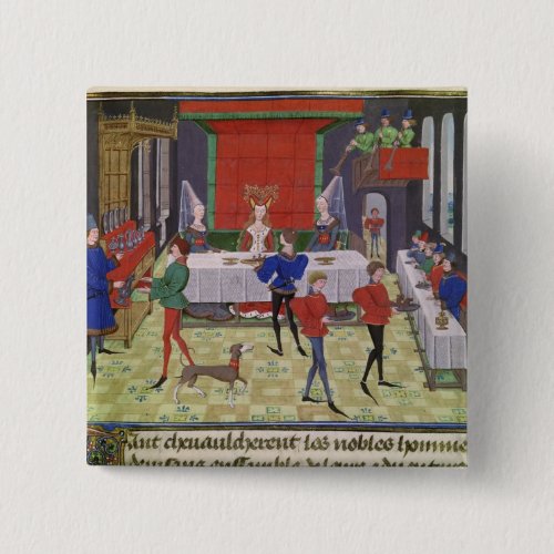 The Marriage of Renaud of Montauban and Clarisse Pinback Button