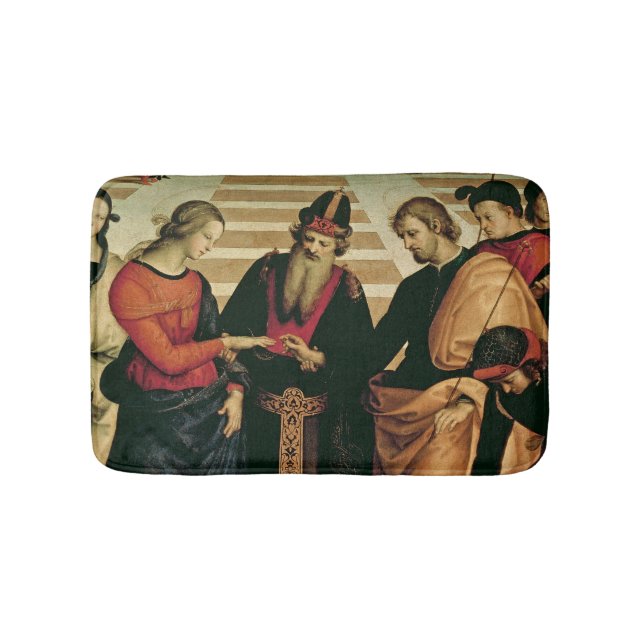 The Marriage of the Virgin, 1504 Bathroom Mat (Front)