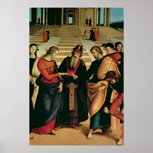 The Marriage of the Virgin 1504 Poster