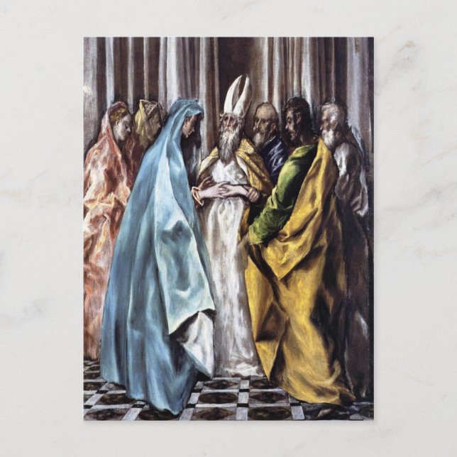 'The Marriage of the Virgin' Postcard (Front)