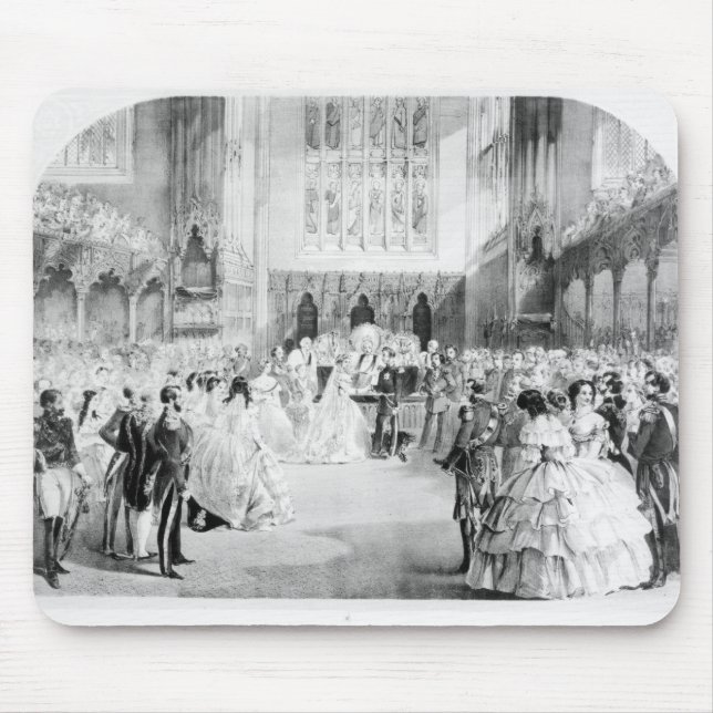 The Marriage of Victoria Mouse Pad (Front)