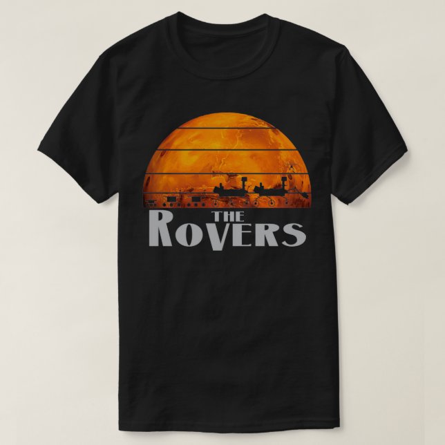 The Mars Rovers Mars rover family T-Shirt (Design Front)