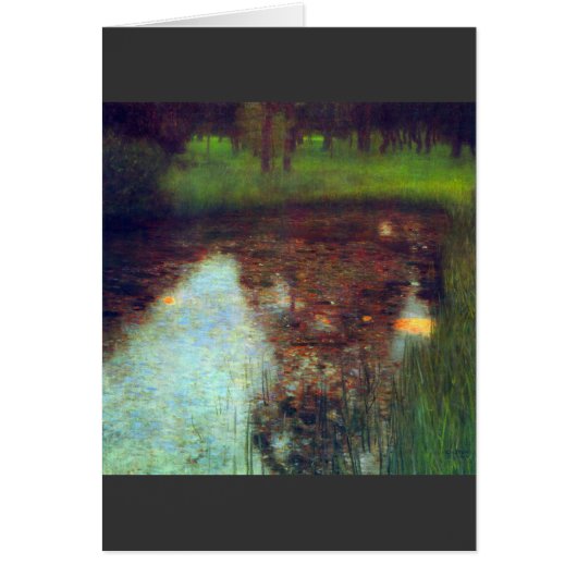 The Marsh by Gustav Klimt Cards (Front)