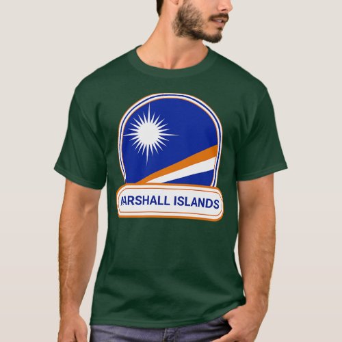 The Marshall Islands Country Badge The Marshall Is T_Shirt