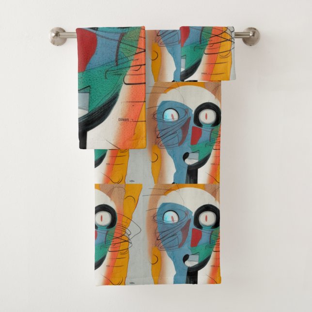 The Martian Collection Bath Towel Set (Insitu)