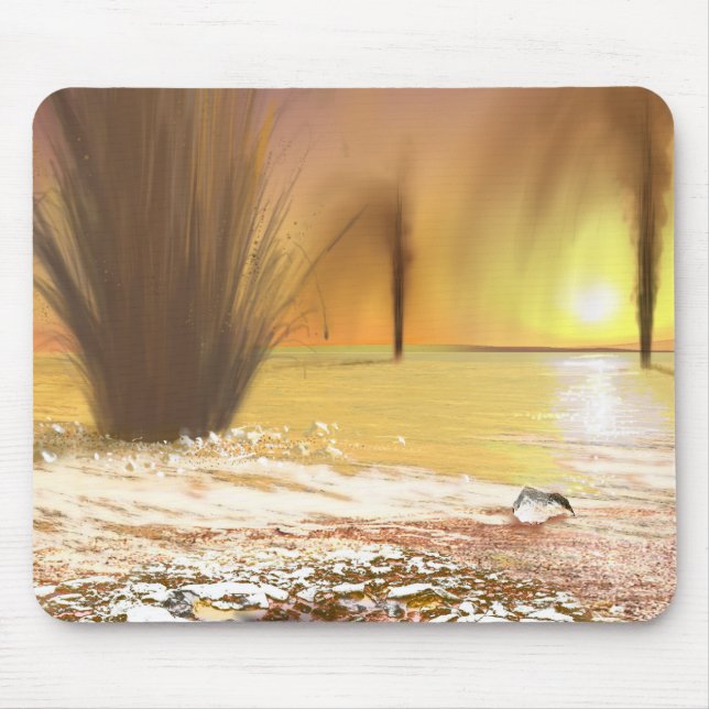 The Martian south polar ice cap Mouse Pad (Front)