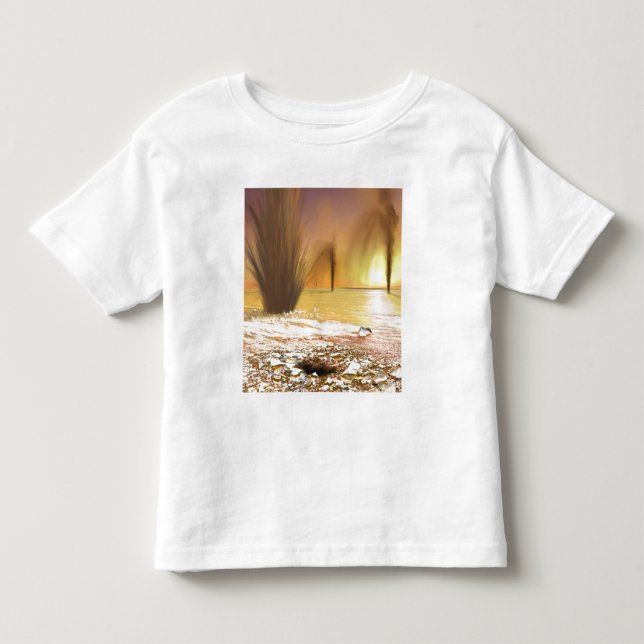 The Martian south polar ice cap Toddler T-shirt (Front)