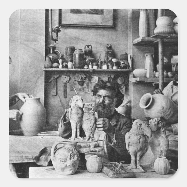 The Martin brothers Square Sticker (Front)