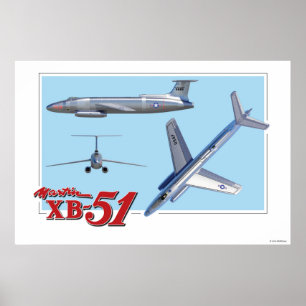 The Martin XB-51 Poster