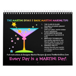 The Martini Diva's MARTINI RECIPES CALENDAR 1