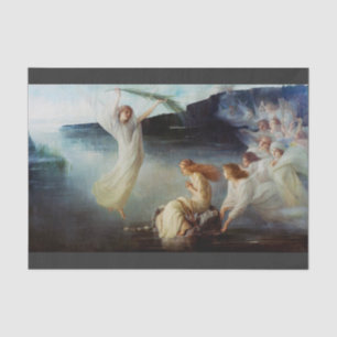 The martyrdom of Saint Christina Art Tissue Paper