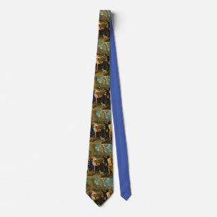 The Martyrdom of Saint Stephen Fine Art Necktie