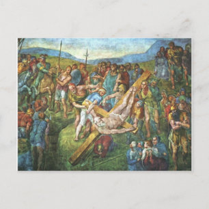 The Martyrdom of St Peter Postcard
