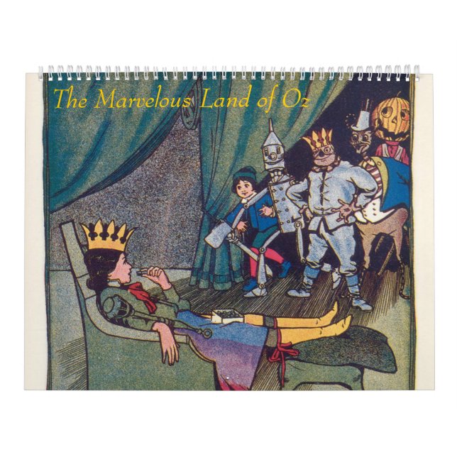 The Marvelous Land of Oz Calendar (Cover)
