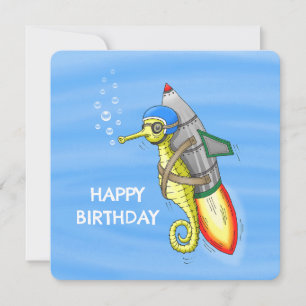 The Marvelous Yellow Rocket Seahorse
