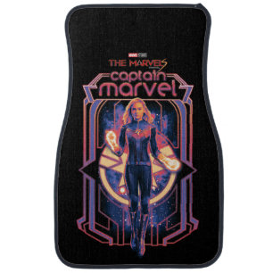 The Marvels Captain Marvel Character Graphic Car Floor Mat