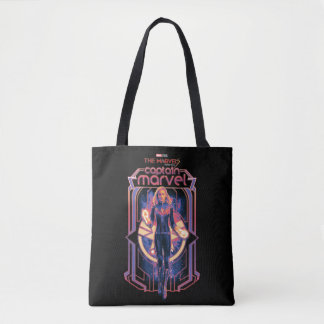 The Marvels Captain Marvel Character Graphic Tote Bag