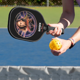 The Marvels Captain Marvel Circle Badge Pickleball Paddle