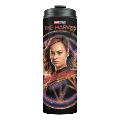 The Marvels Captain Marvel Circle Badge Thermal Tumbler