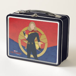 Marvel Comics Pages Pattern Metal Lunch Box