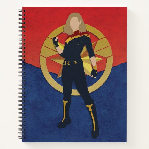 The Marvels Captain Marvel Cutout Graphic Notebook