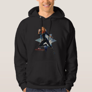 The Marvels Captain Marvel Star Graphic Hoodie