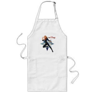 The Marvels Captain Marvel Star Graphic Long Apron
