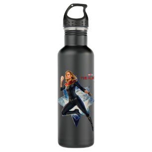 The Marvels Captain Marvel Star Graphic Stainless Steel Water Bottle