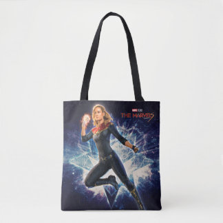 The Marvels Captain Marvel Star Graphic Tote Bag