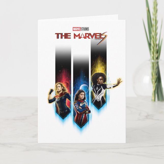 The Marvels Character Panels Graphic Card (Front)