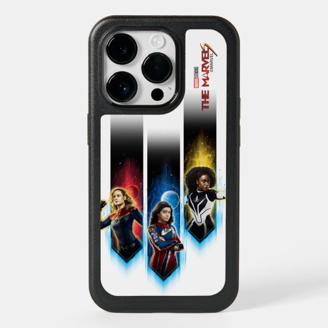 The Marvels Character Panels Graphic Otterbox iPhone Case (Back)