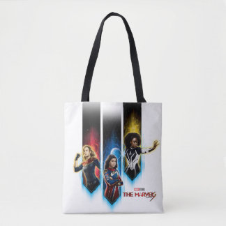 The Marvels Character Panels Graphic Tote Bag