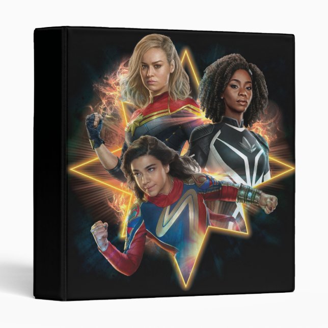 The Marvels Emerging From Star Graphic 3 Ring Binder (Front/Spine)