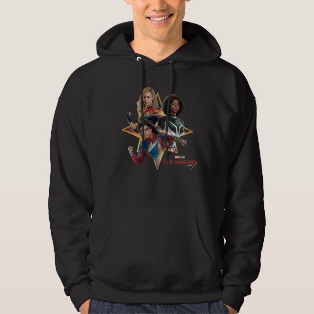 The Marvels Emerging From Star Graphic Hoodie (Front)