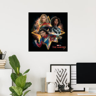 The Marvels Emerging From Star Graphic Poster
