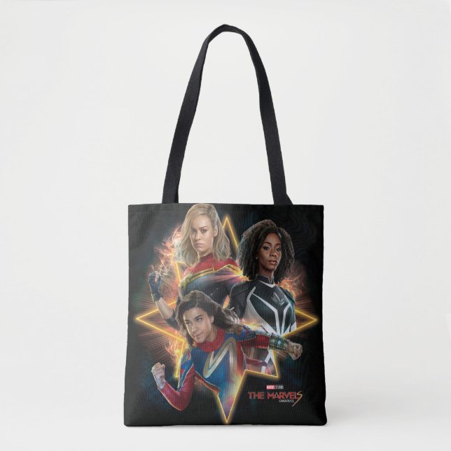 The Marvels Emerging From Star Graphic Tote Bag (Front)
