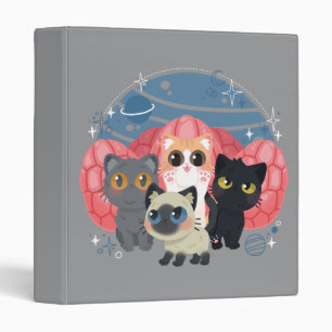 The Marvels Flerkittens Illustration 3 Ring Binder