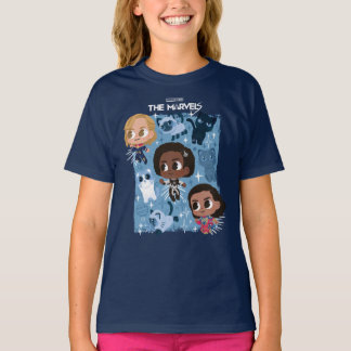 The Marvels Flying With Flerkittens Cartoon T-Shirt