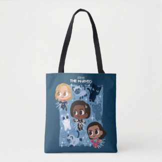 The Marvels Flying With Flerkittens Cartoon Tote Bag