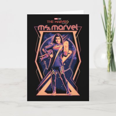 The Marvels Ms. Marvel Character Graphic Card