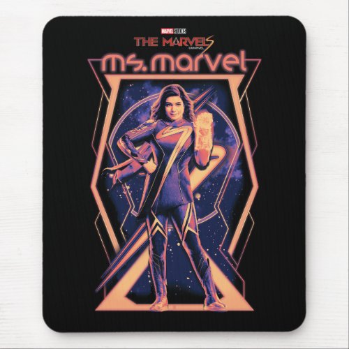 The Marvels Ms Marvel Character Graphic Mouse Pad