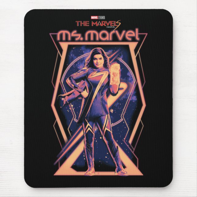 The Marvels Ms. Marvel Character Graphic Mouse Pad (Front)