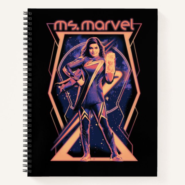 The Marvels Ms. Marvel Character Graphic Notebook (Front)