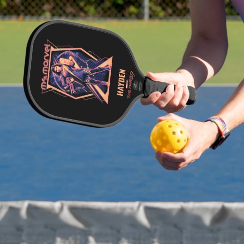 The Marvels Ms Marvel Character Graphic Pickleball Paddle