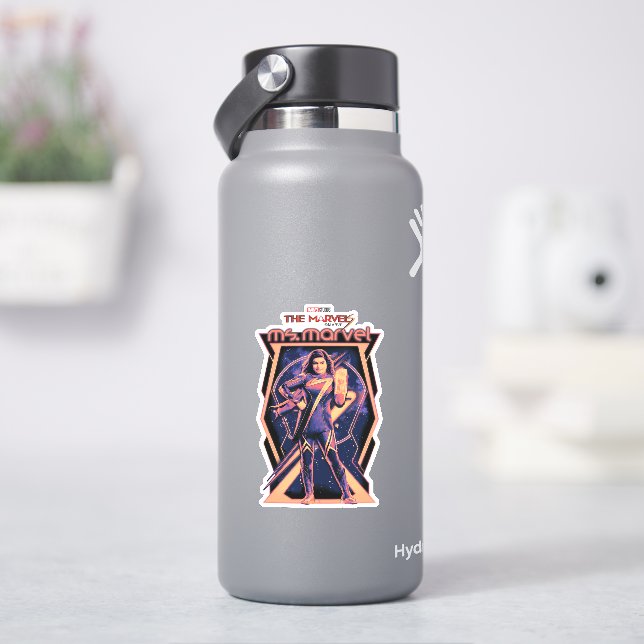 The Marvels Ms. Marvel Character Graphic Sticker (HydroFlask)
